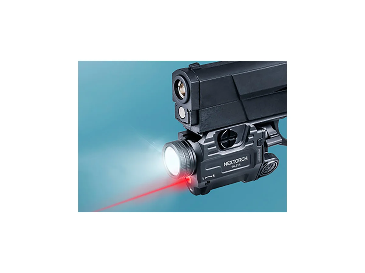 Фонарь Nextorch WL21R Dual-Light, пистолетный, 650 lm, красный ЛЦУ
