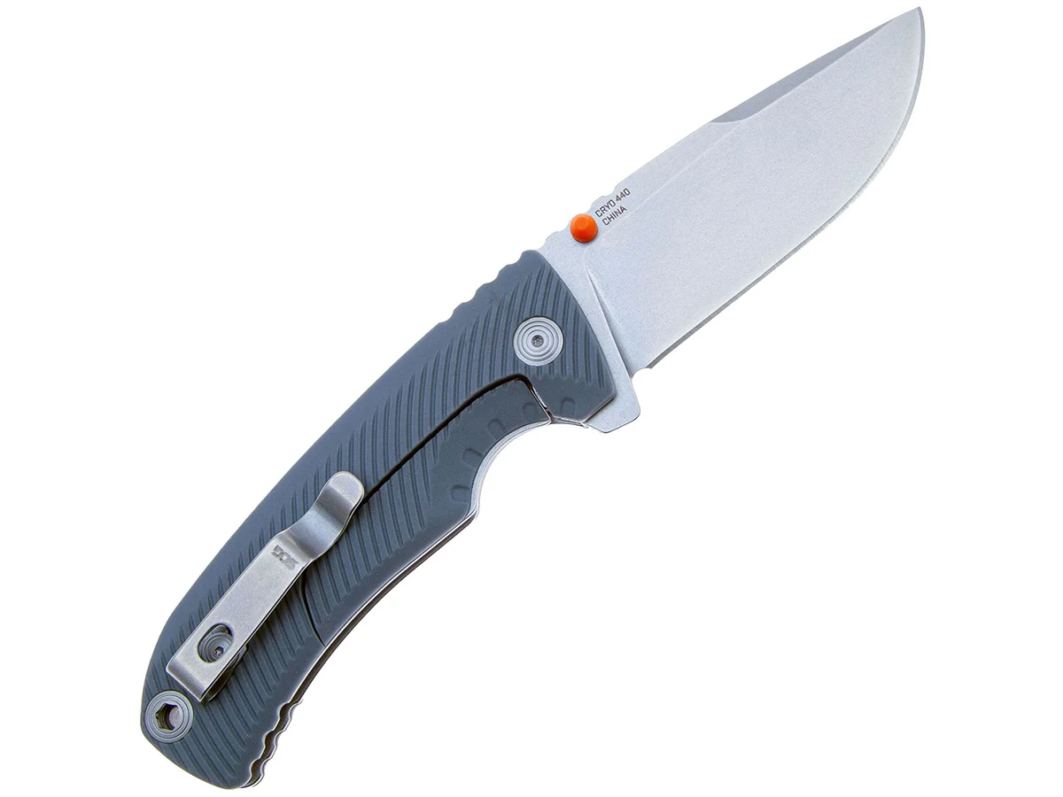 Нож складной SOG Tellus FLK Wolf Gray, сталь Cryo 440C, рукоять GRN,блистер