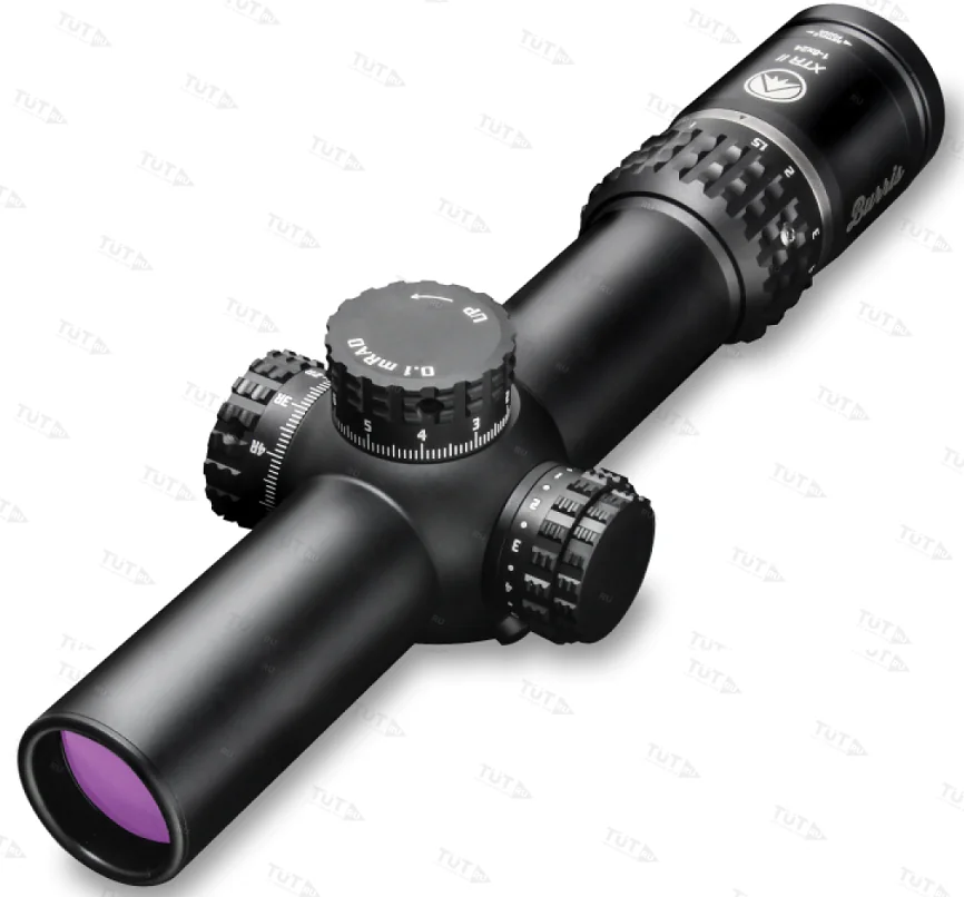 Оптический прицел Burris XTR II 1-8x24 M.A.D. R: Ballistic Circle Dot FFP, с подсветкой (34мм) (2010