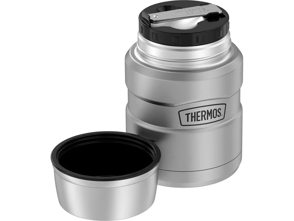 Термос для еды THERMOS KING SK-3000 MMS 0,47L складная ложка, стальной