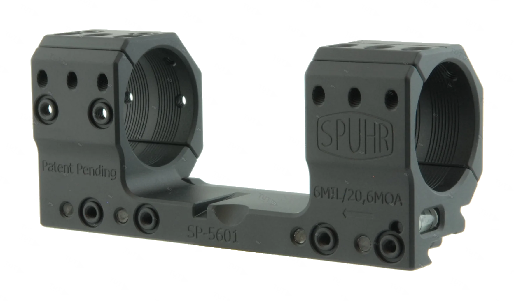 Тактический кронштейн SPUHR D35мм для установки на Picatinny, H30мм, наклон 6MIL/ 20.6MOA (SP-5601)