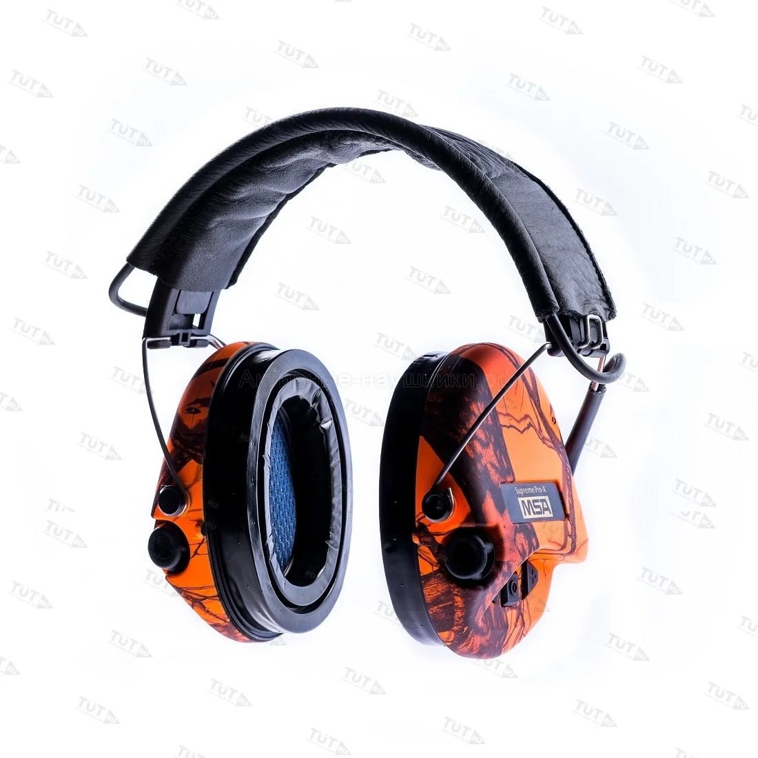 Активные наушники MSA Supreme PRO X LED BLAZE cо встр. светодиодным фонарем; оголовье чёрное 75302-X