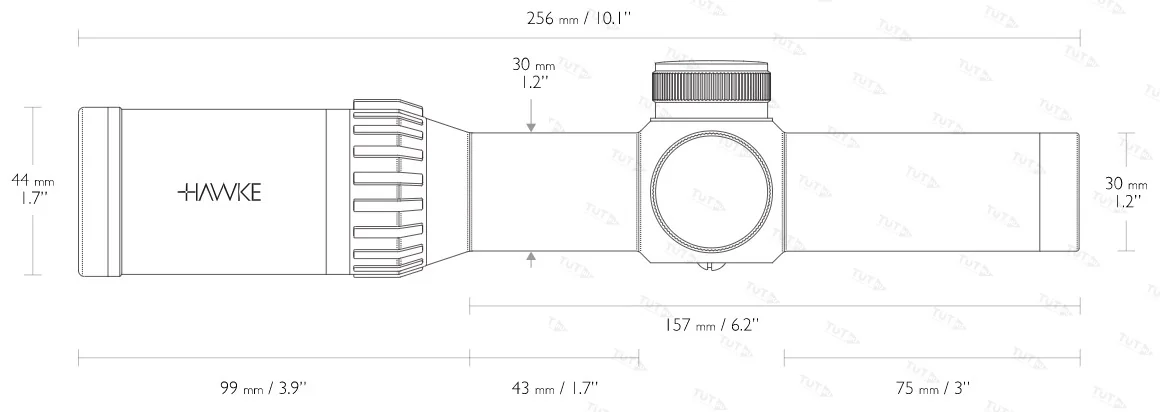 Оптический прицел Hawke Crossbow 1-5x24 XB30 PRO SR IR