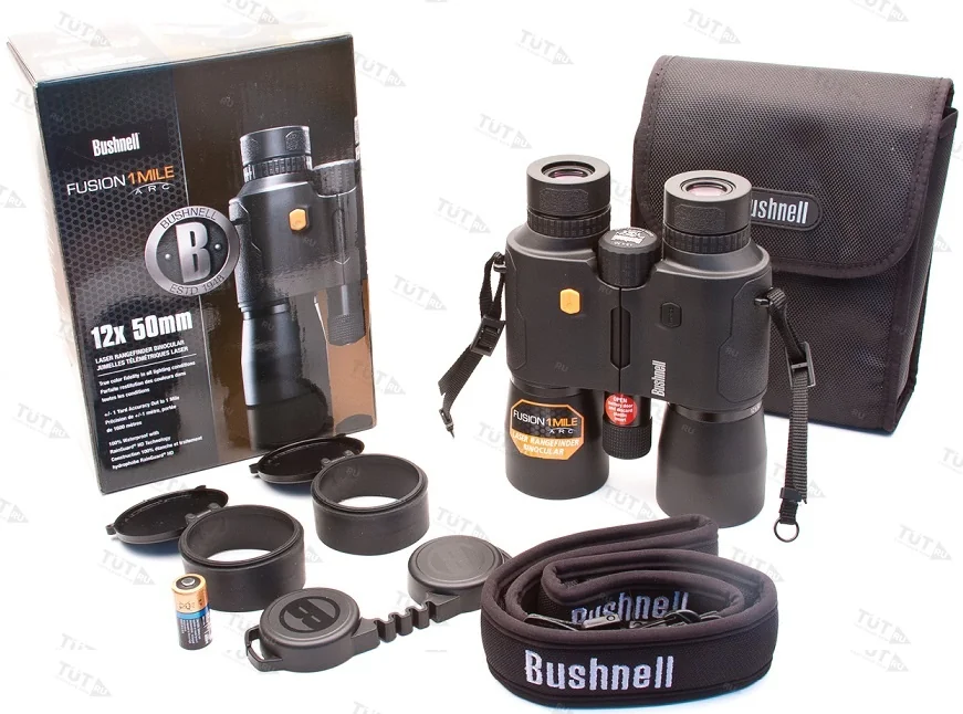 Бинокль-дальномер Bushnell FUSION 1 MILE ARC 12x50 (202312)