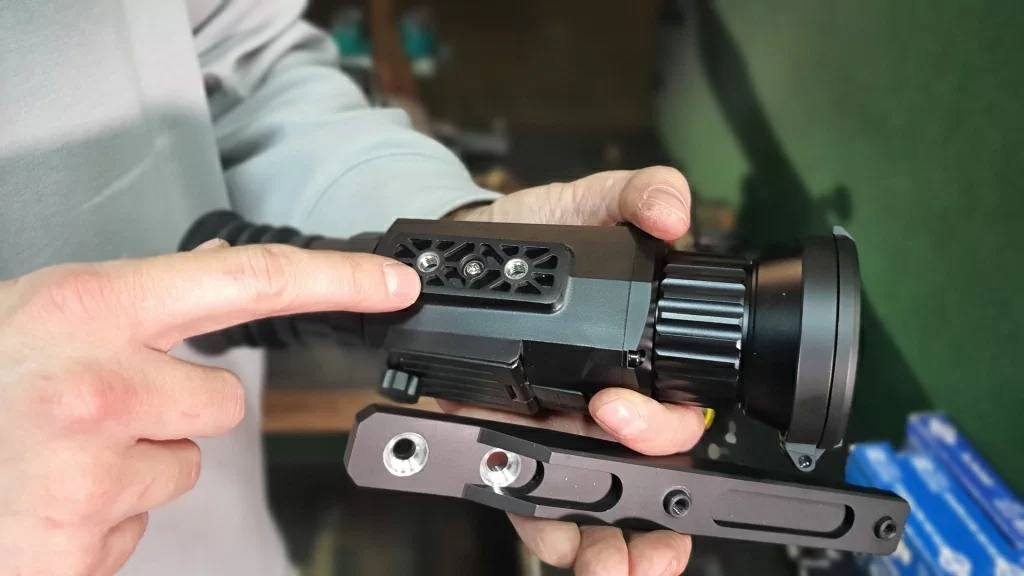 Схема установки тепловизионного прицела Arkon Alfa на карабин Blaser