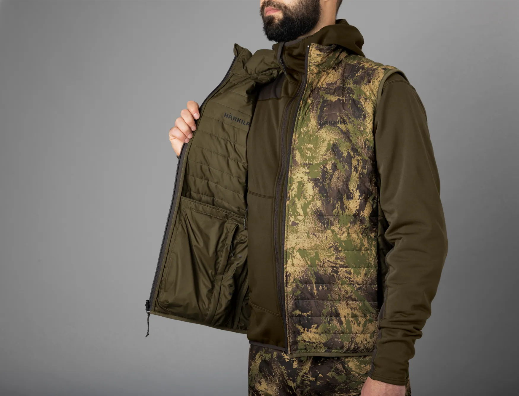 Жилет HARKILA Deer Stalker Camo Reversible Packable Waistcoat