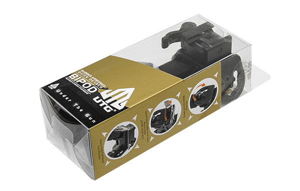 Сошки UTG на Weaver/Picattiny + на антабку, регулир. высота 5 позиций от 15,2 до 21,6 см., 5 углов н