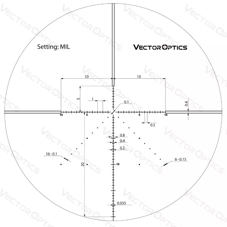 Прицел Vector Optics Veyron 6-24x44 IR FFP