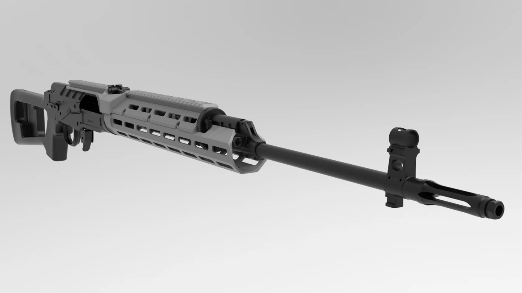 Комплект вывешенного цевья Arms RTG "СВД/Тигр"