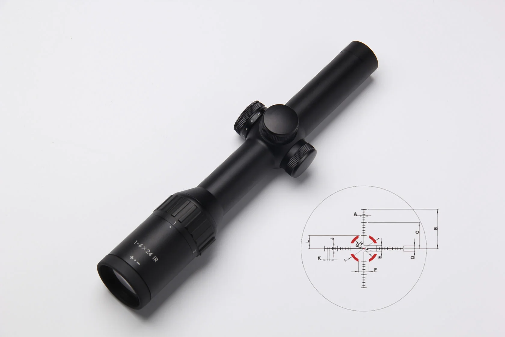 Оптический прицел Longot 1-6x24 IR