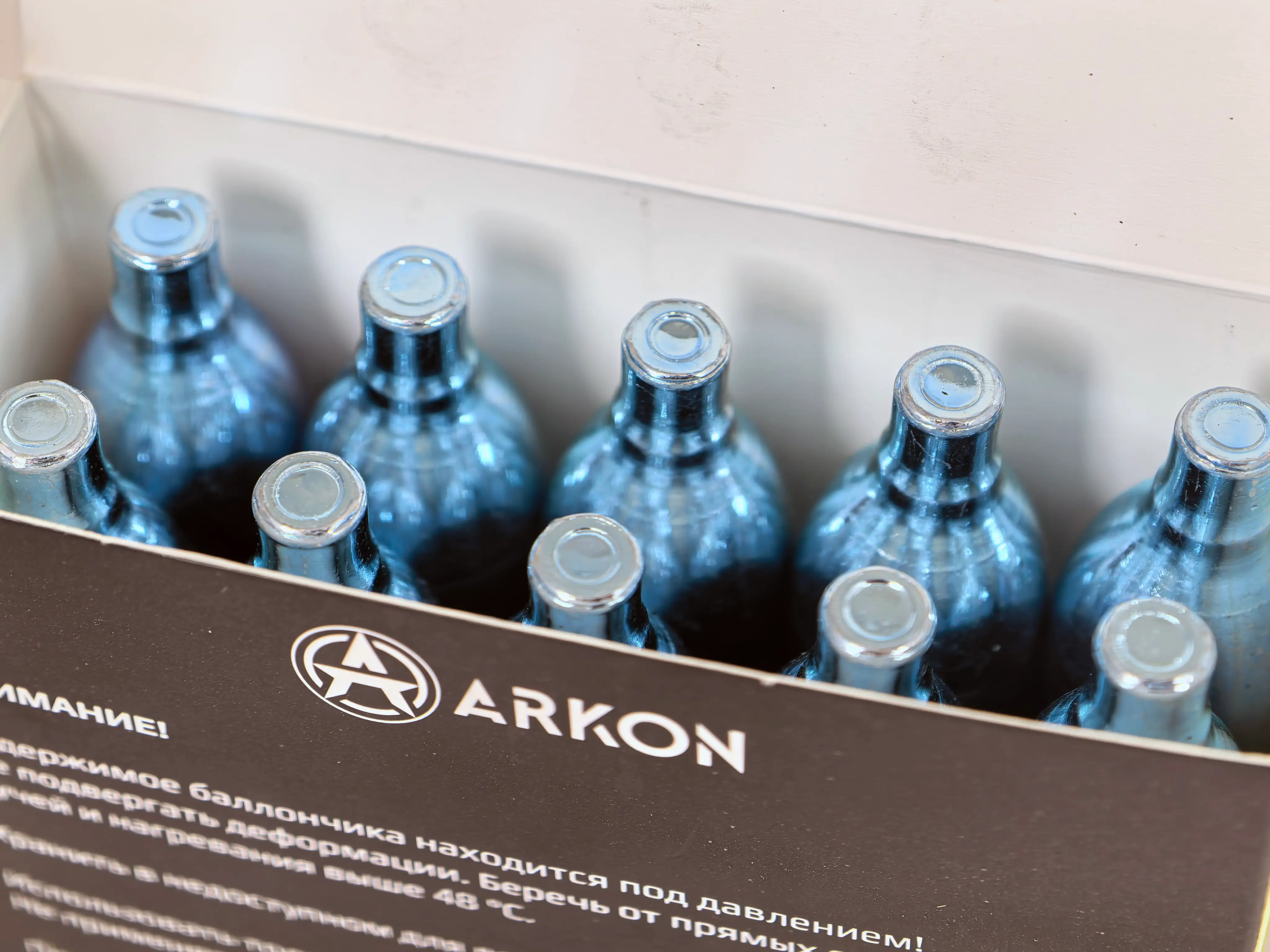 Баллончики CO2 ARKON, 12г. (упаковка 10 шт.)