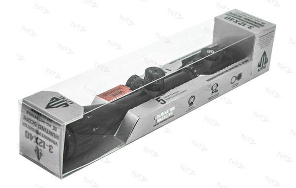 Оптический прицел Leapers True Hunter IE 3-12x40, 25.4 мм, AO, MilDot, подсв., кольца на Weaver/Pica