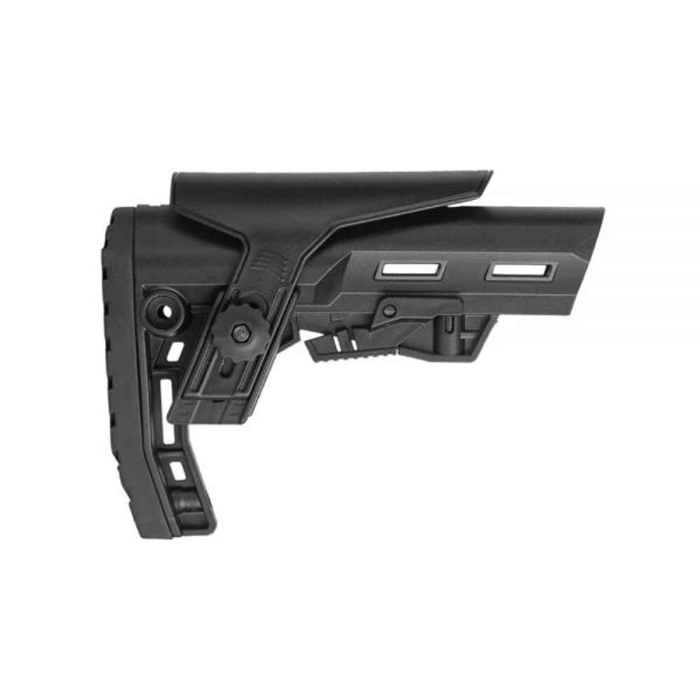 Приклад телескопический K.Arma Alpha CP облегченный с подщечником Com-Spec (Black)