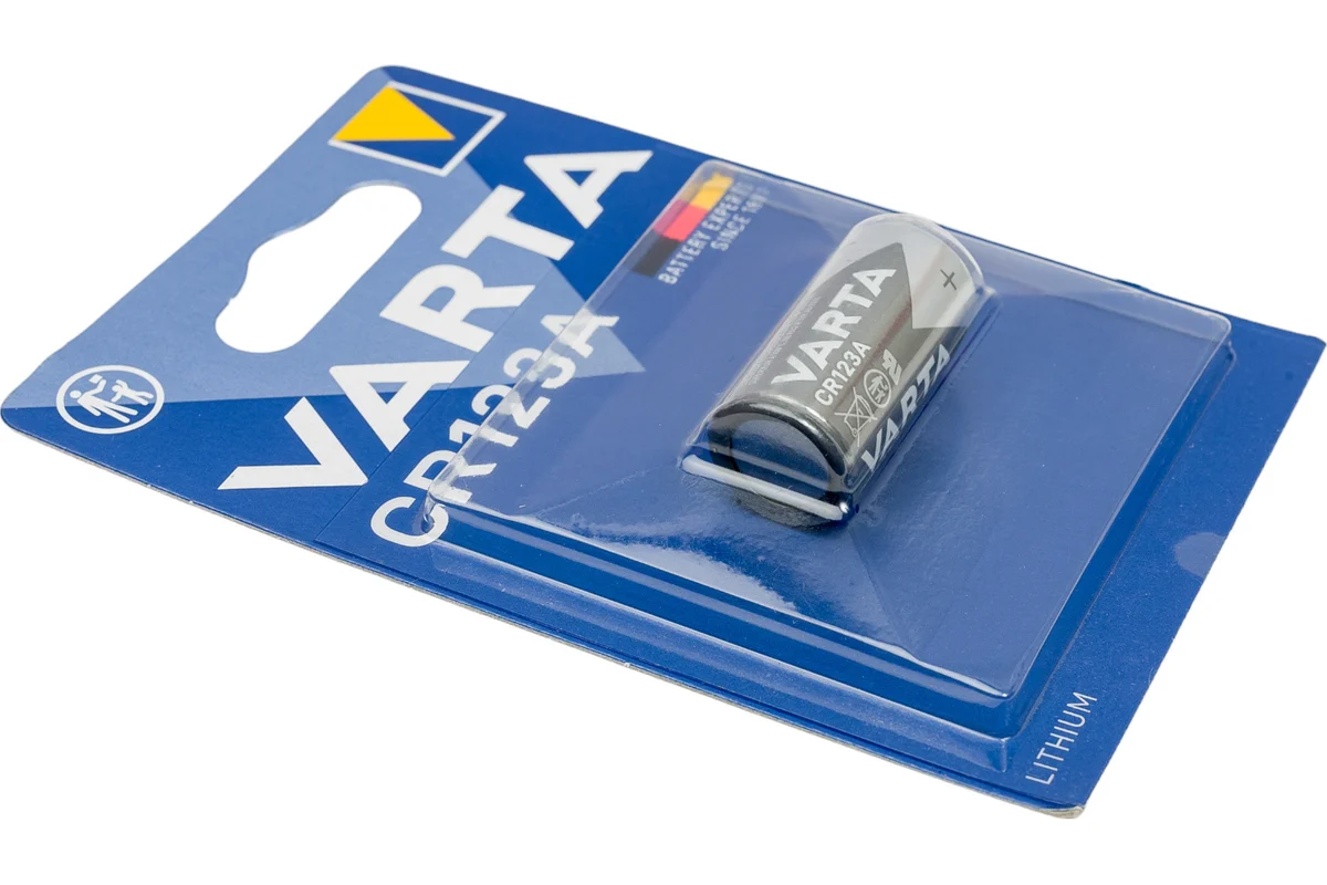 Элемент питания Varta PROFESSIONAL CR123A 1BL