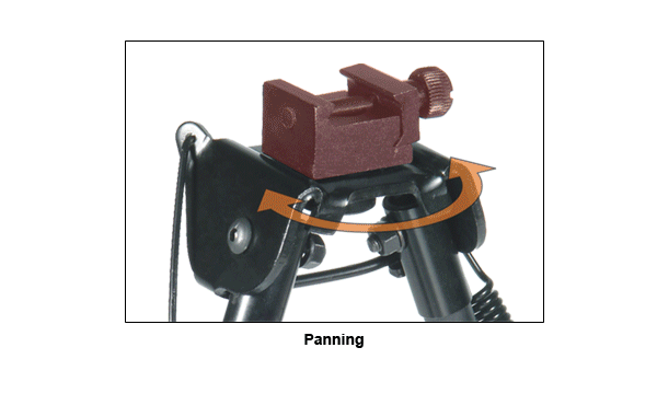 Сошки UTG для установки на оружие на антабку и Picatinny, регулируемые , высота 21 - 32 см.