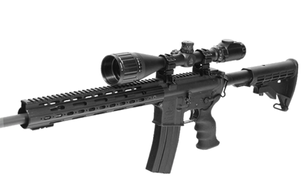 Оптический прицел Leapers True Hunter IE 4-16x50, 25.4 мм, AO, MilDot, подсв., кольца на Weaver/Pica