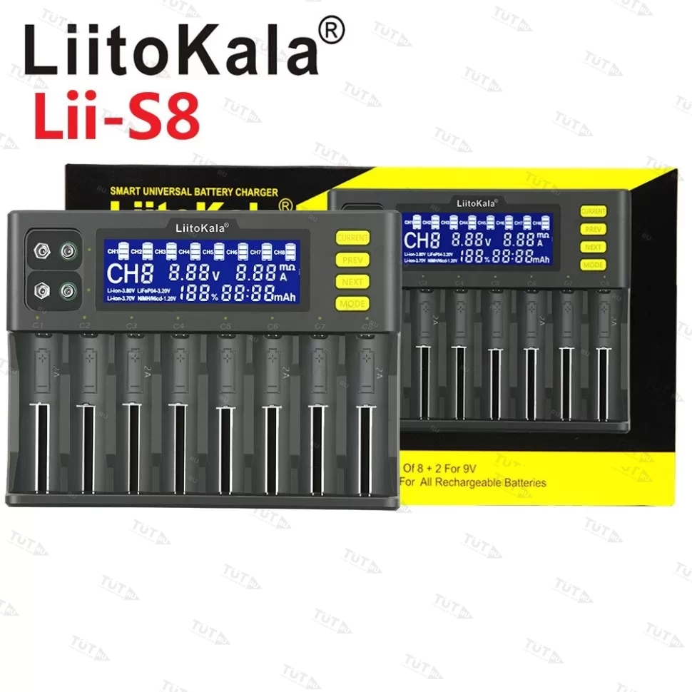 Зарядное устройство Liitokala Lii-S8