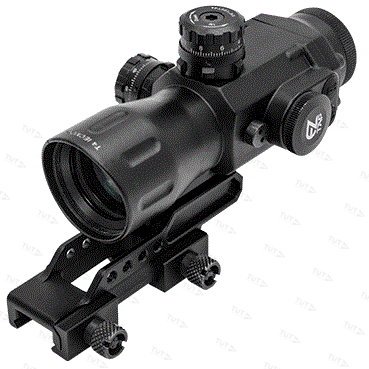 Оптический прицел Leapers Prism T4 CQB 4x32, 34мм, MilDot, подсв., кронштейн на Weaver (SCP-T4IEMDQ)