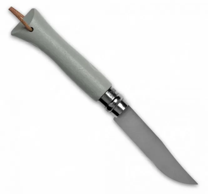 Нож Opinel серии Tradition Trekking 06, клинок 7см, серый (облако)