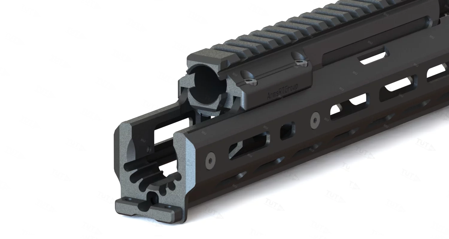 Комплект вывешенного цевья и газовой трубки Arms RTG "ОПТИМУС-К"