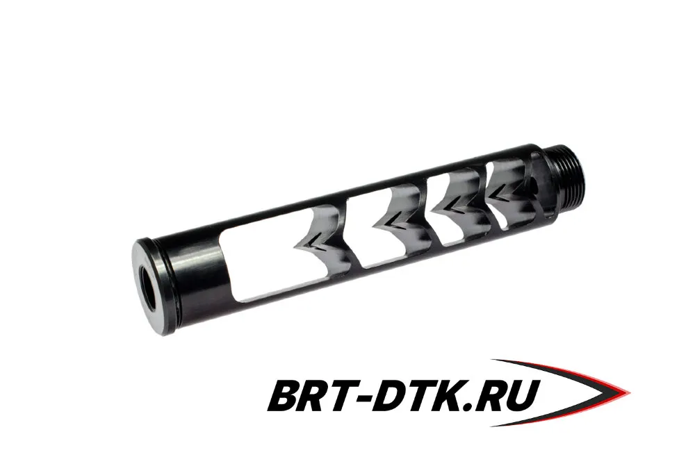 Реактивный ДТКП закрытого типа BRT Москит .22LR (160мм, резьба М18х1R, .6,5мм, d-30мм)