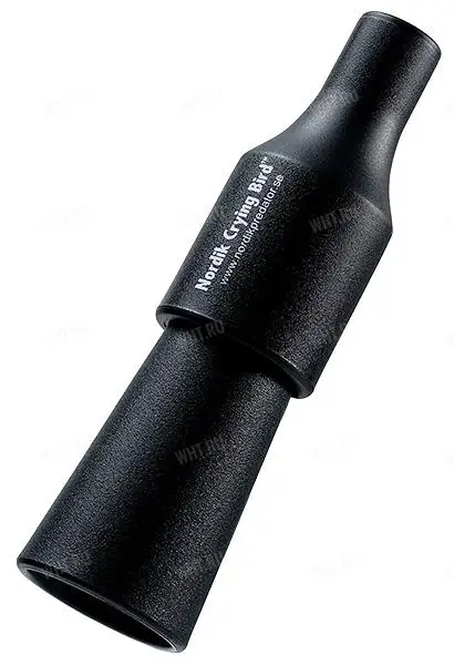 Манок Nordikpredator Crying Bird, на лису и других хищников, крик раненного дятла и мелких птиц, черный, пластик