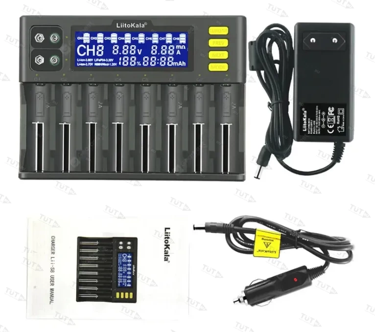 Зарядное устройство Liitokala Lii-S8