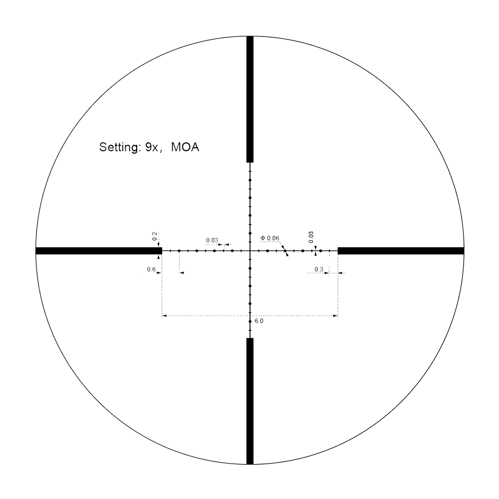 Оптический прицел Vector Optics 25,4мм SFP C3 3-9X32
