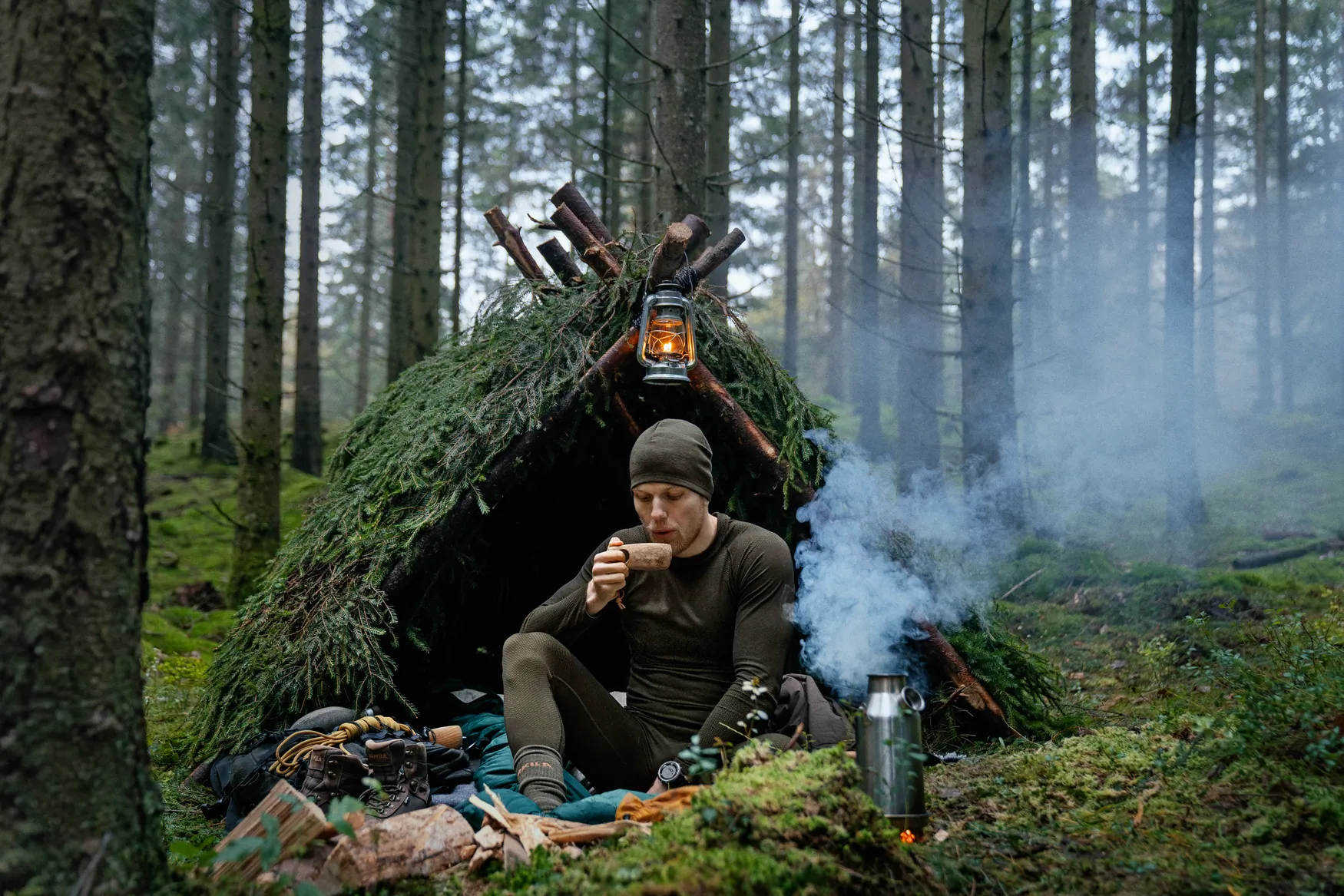 Термокофта HARKILA Base Active L/S Rund Hals