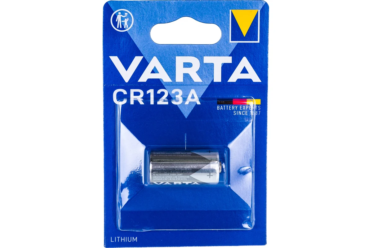 Элемент питания Varta PROFESSIONAL CR123A 1BL