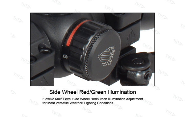 Оптический прицел Leapers Bug Buster 3-9x32, 25.4мм, AO, MilDot, подсв., кольца на Weaver/Picatinny