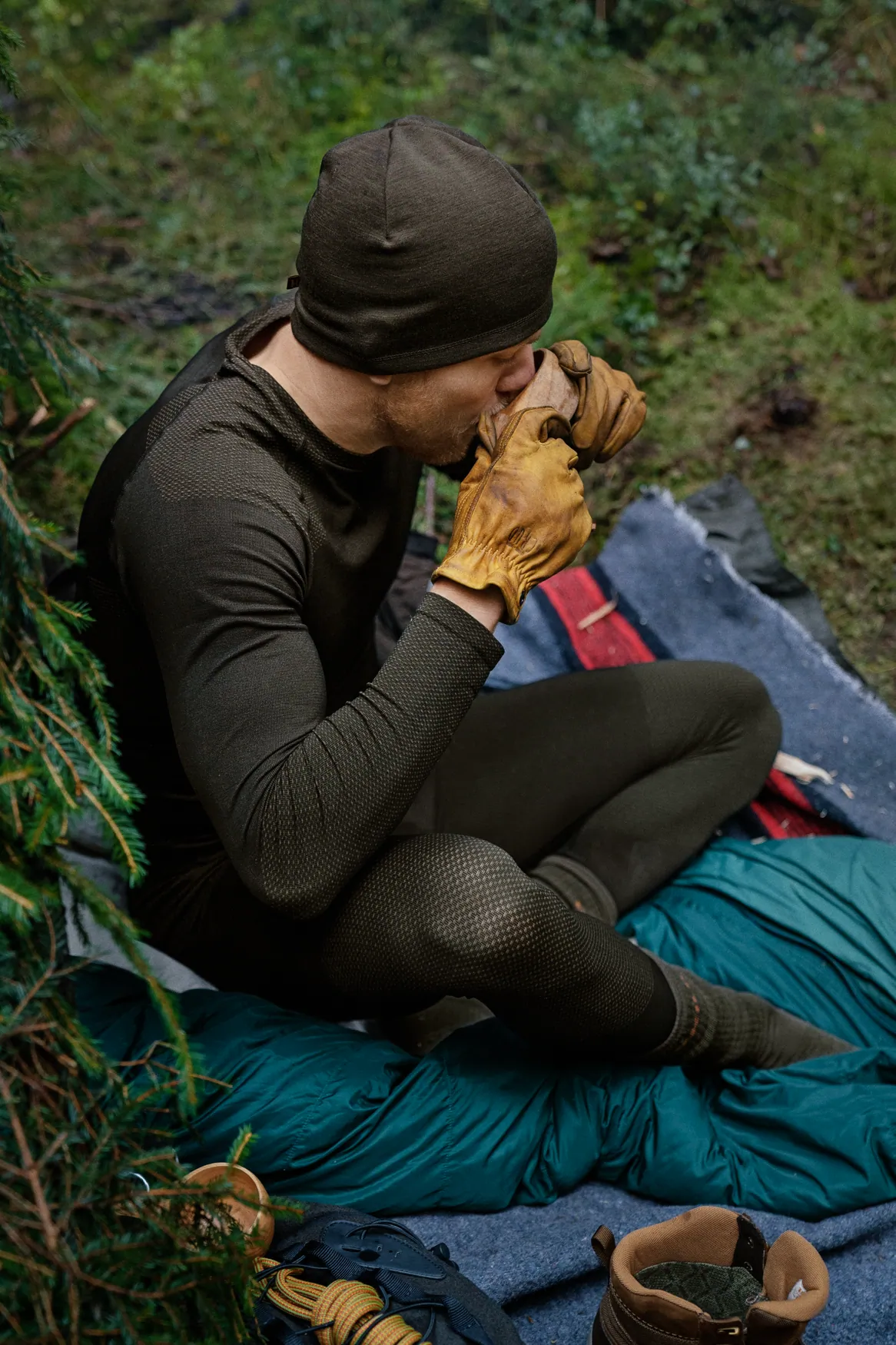 Термокофта HARKILA Base Active L/S Rund Hals