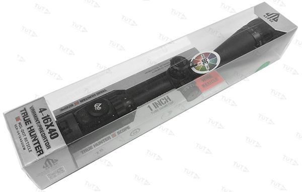 Оптический прицел Leapers True Hunter IE 4-16x40, 25.4 мм, MilDot, подсв., кольца на Weaver/Picatinn