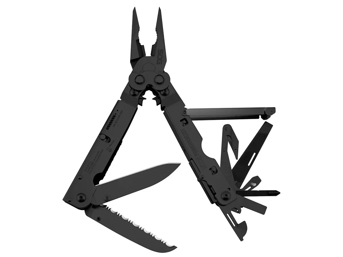 Мультиинструмент SOG PowerAssist Black, нейлоновый чехол