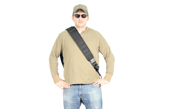 Чехол-рюкзак Leapers UTG на одно плечо, синий/черный