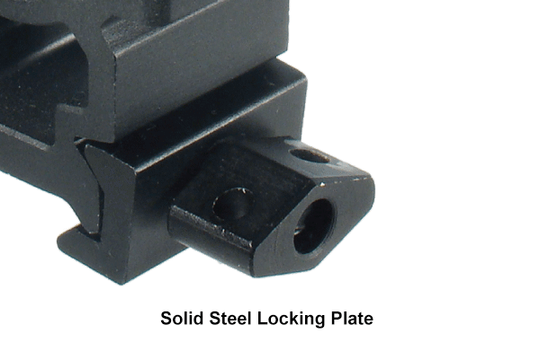 Кольца Leapers UTG 30 мм быстросъемные на Weaver с винтовым зажимом, высокие 2 винта