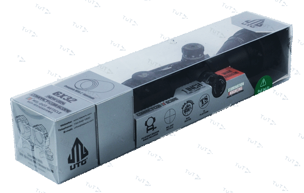 Оптический прицел Leapers Bug Buster 6x32, 25.4мм, AO, MilDot, подсв., кольца на Weaver/Picatinny (S