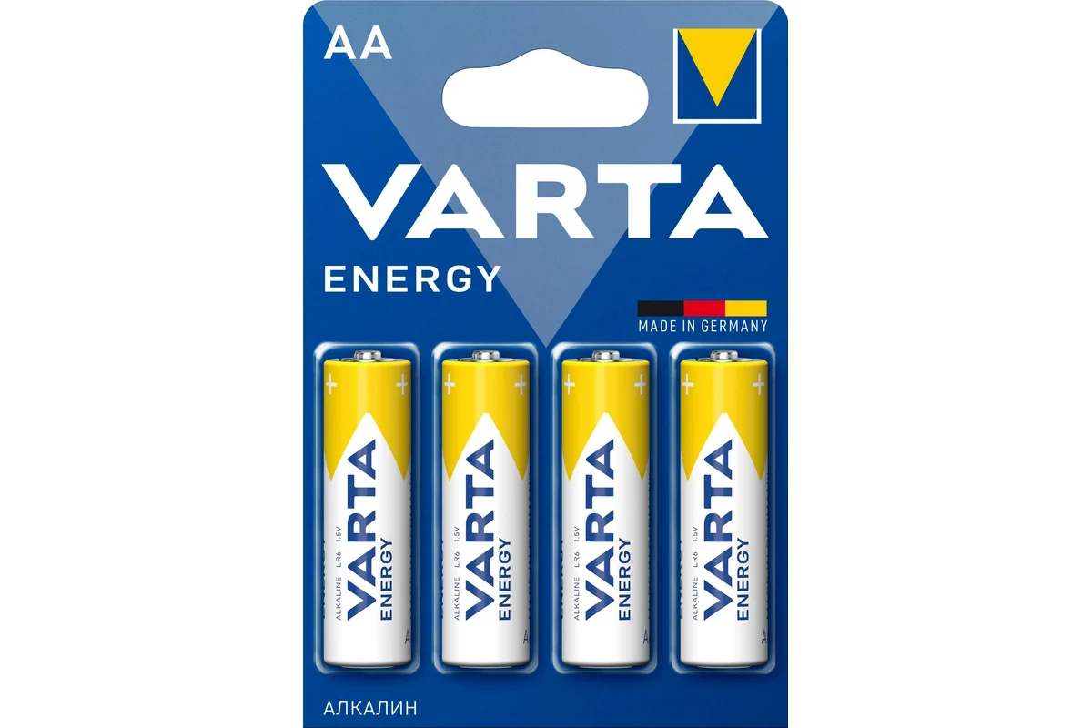 Элемент питания Varta Energy LR6 4BL