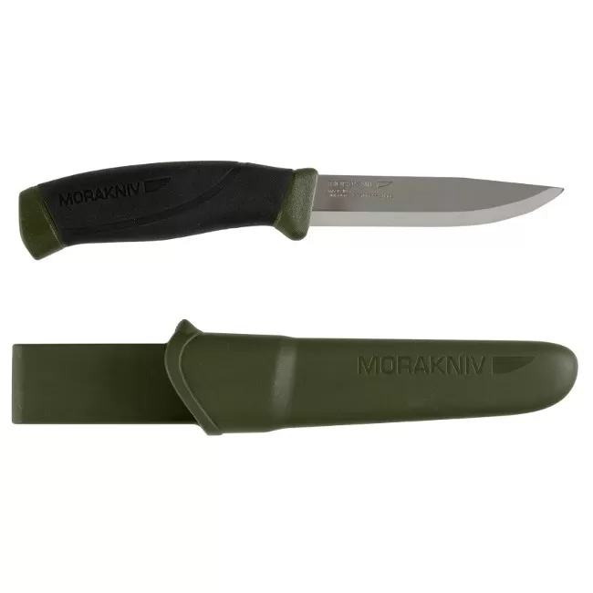 Нож Morakniv Companion, нержавеющая сталь, олива