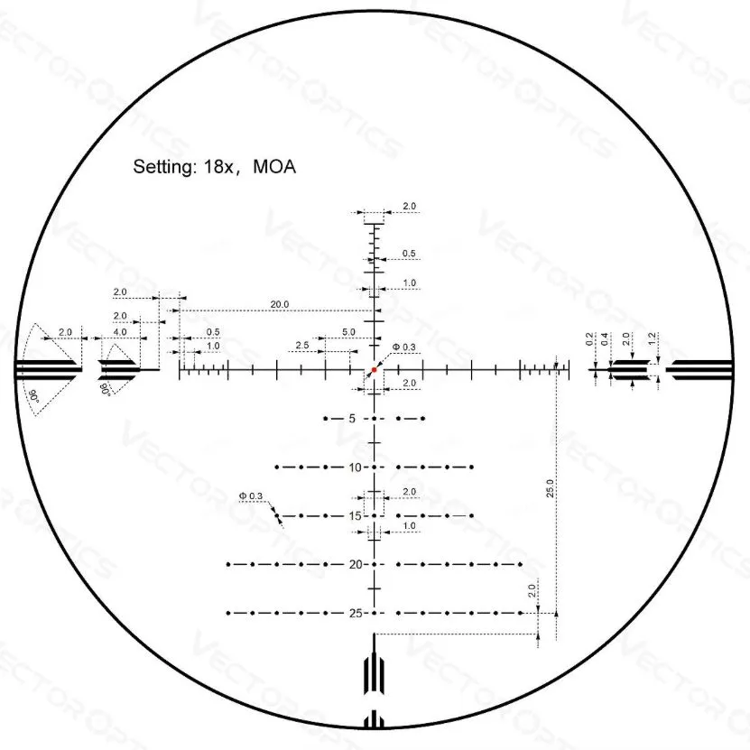 Прицел Vector Optics Orion Pro Max 3-18х50 HD 30мм SFP (SCOL-57)