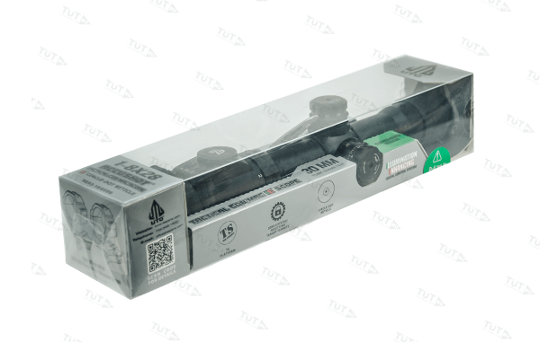 Оптический прицел Leapers Accushot T8 Tactical 1-8x28, 30мм, Circle Dot, подсв., кольца на Weaver/Pi