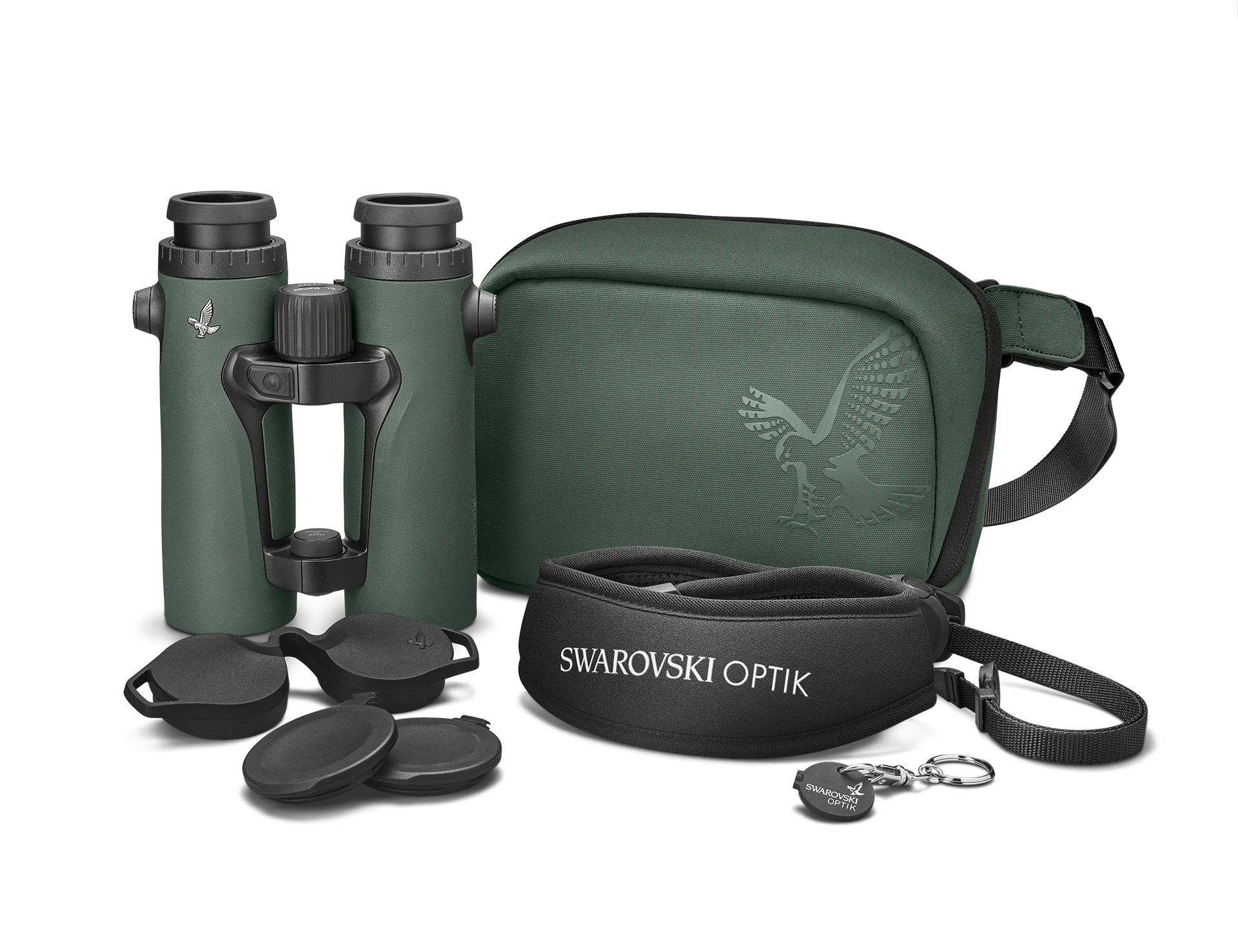 Бинокль с дальномером Swarovski EL Range TA 12x42 green