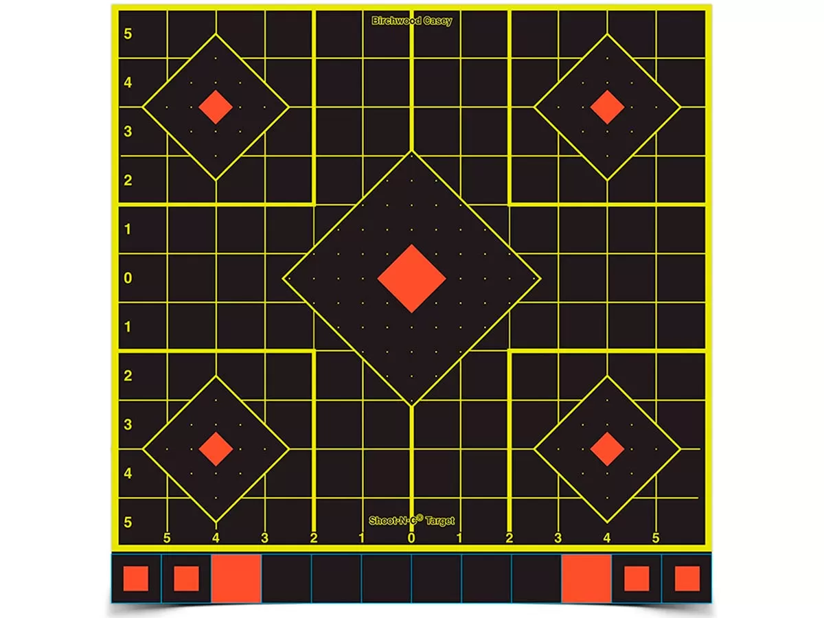 Мишень осыпающаяся Birchwood Shoot-N-C Sight-In Target 12 5шт.