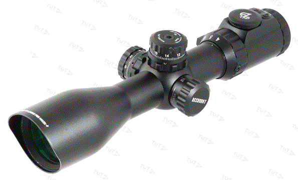 Оптический прицел Leapers Accushot Tactical 4-16X44, 30мм, AO, MilDot, подсв., кольца на Weaver/Pica