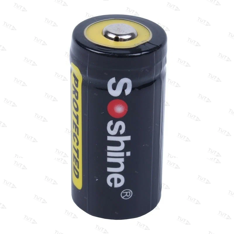 Аккумулятор Soshine 16340P 700mAh (RCR-123) 3,7V с защитой
