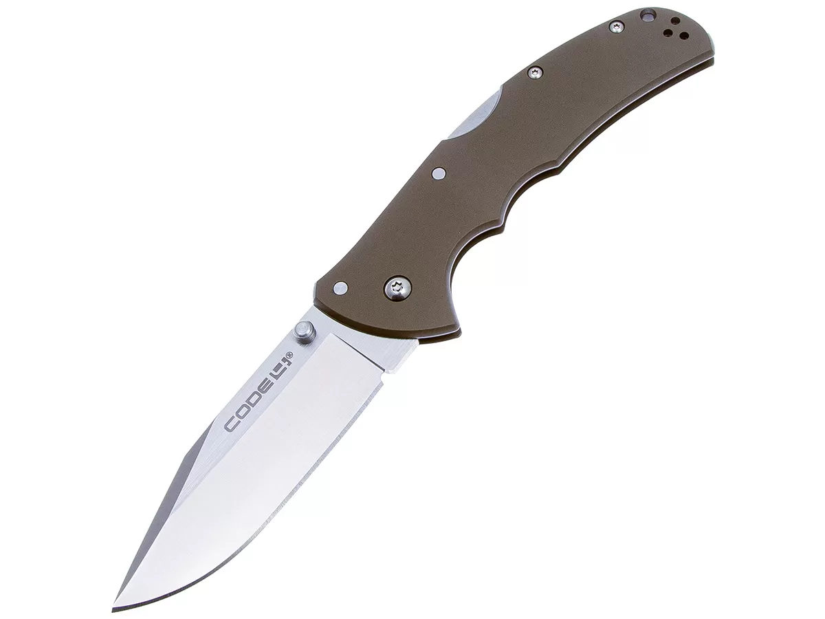 Нож складной Cold Steel Code 4 Clip Point, сталь CPM S35VN, алюминий