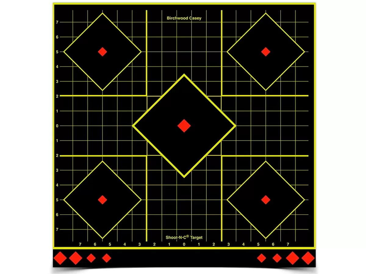Мишень осыпающаяся Birchwood Shoot-N-C Sight-In Target 17.25 5шт.